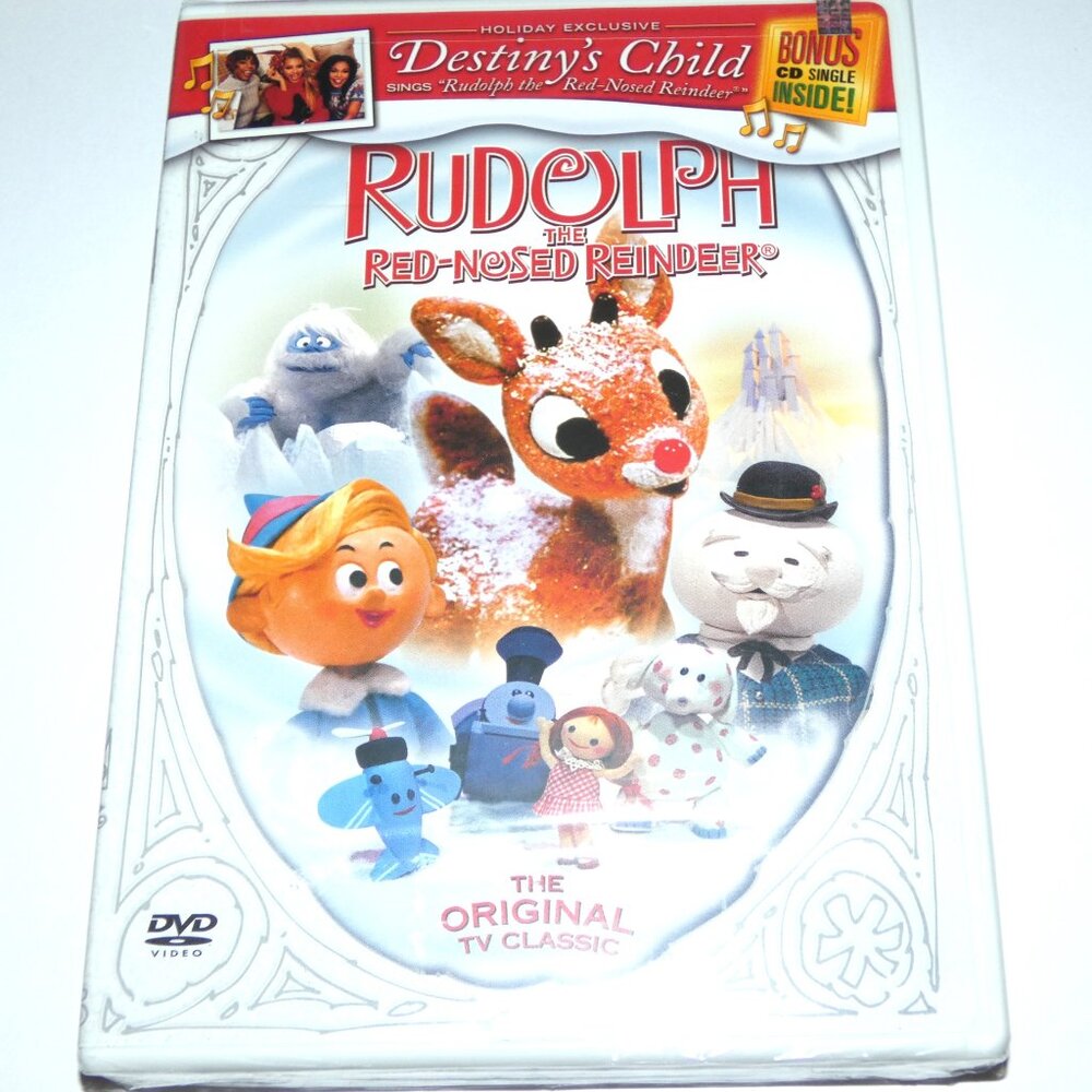 NEW Rudolph the Red-Nosed Reindeer DVD TV Classic w/ Destiny's Child CD